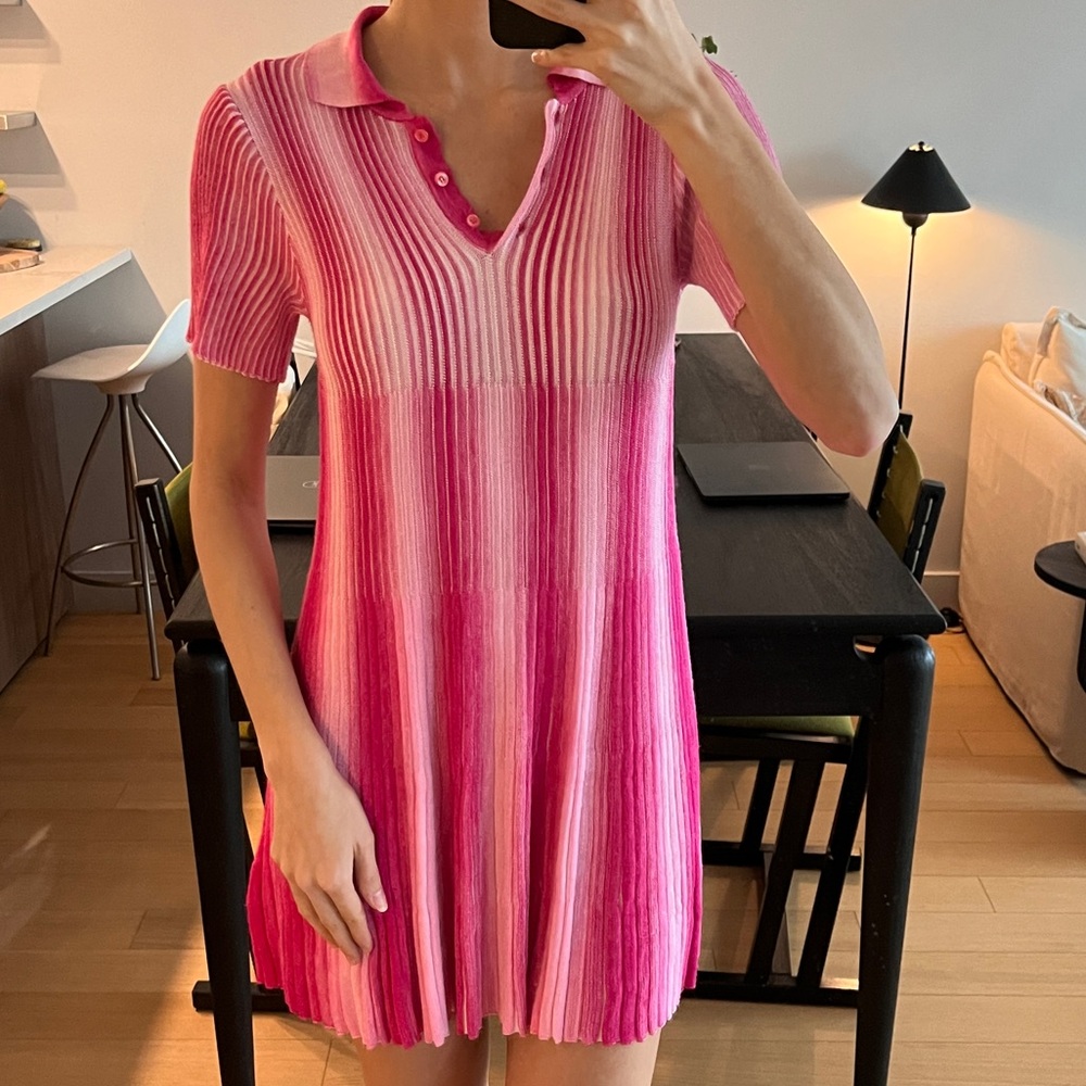 Missoni Pink Striped Mini Dress